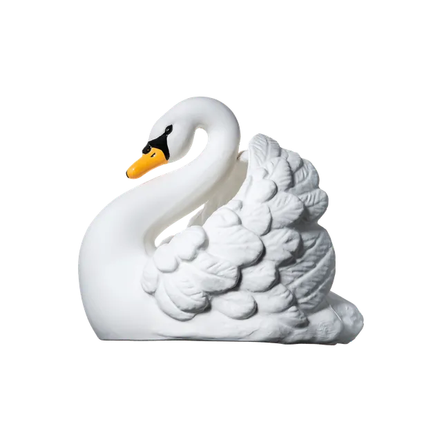 Natural rubber Bathtoy Swan White Small
