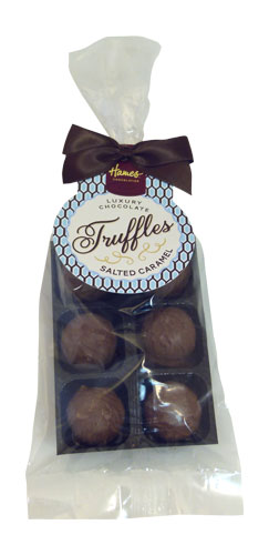 Luxury 6 Salted Caramel Flavour Truffle Bag. Outer of 20