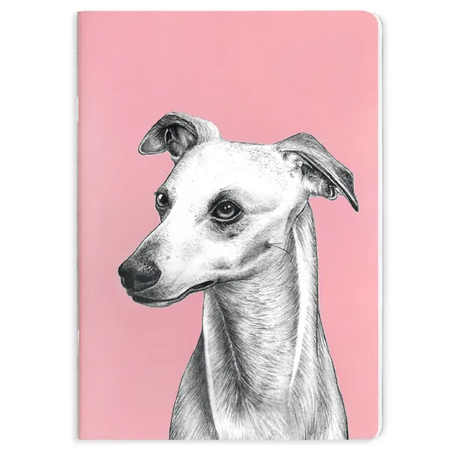 Whippet Notebook | Dog Themed Gift | Greyhound Stationery