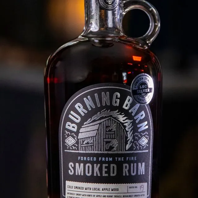 Burning Barn Smoked Rum, 70cl, 40%