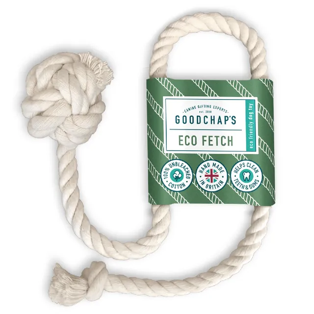 Eco Fetch Dog Toy | Natural 100% Cotton Rope Toy