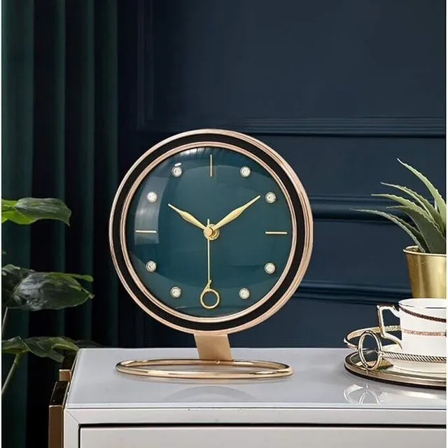 Nordic Table Clock-Green