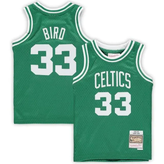 Youth Boston Celtics Larry Bird Jersey Green