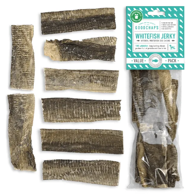 Whitefish Jerky Value Pack | Healthy Dog Chews | Eco Treats