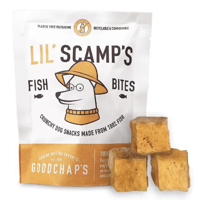 Lil Scamp's Fish Bites | Eco Dog Treats | Donation to Rescue