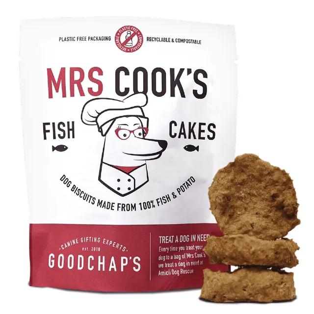 Mrs Cook's Fish Cakes | Natural Dog Treats | Give to Charity