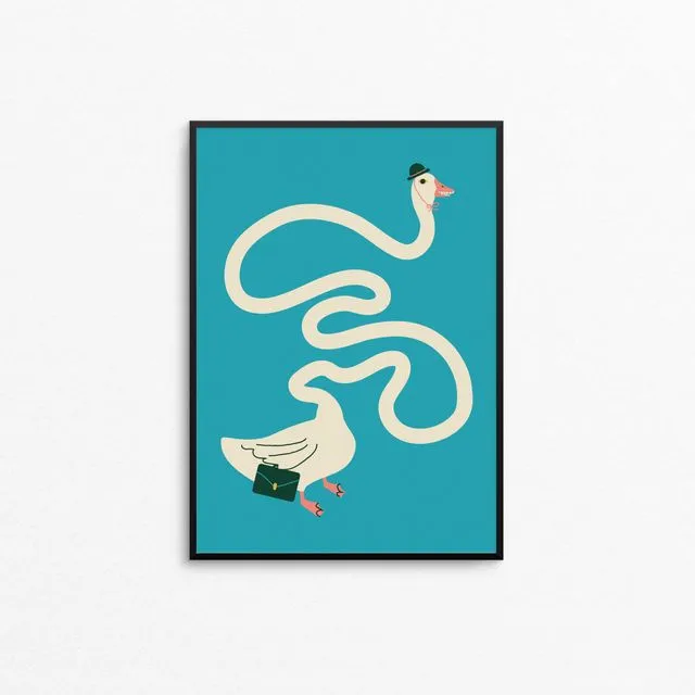 Silly Goose Art Print Pack of 6