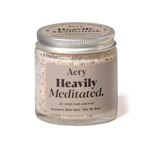 Heavily Meditated Bath Salts 120g Jar