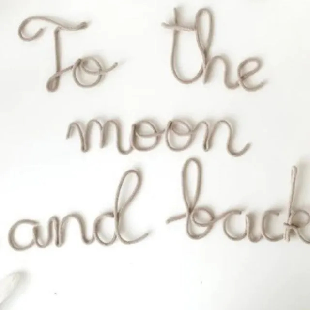 To The Moon and Back Sign