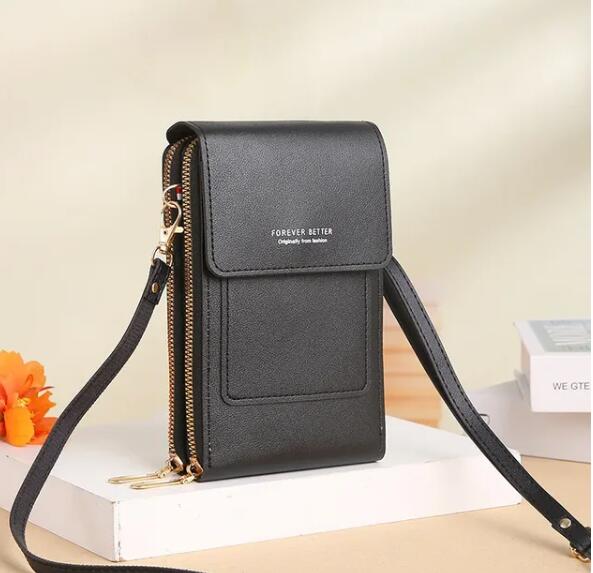 New Multi Functional Women Bag Touch Screen Mobile Bag Wallet Casual Fashion Outdoor Shoulder Messenger Bags for Women 2024