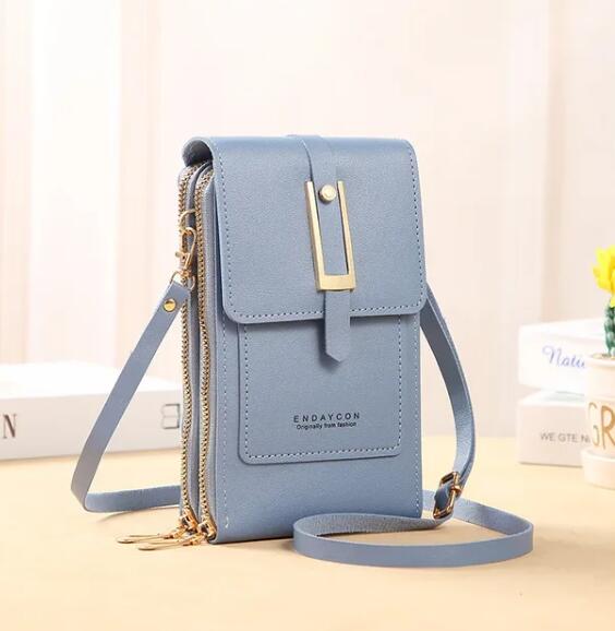 Women Bags Soft Leather Wallets Touch Screen Cell Phone Purse Crossbody Shoulder Strap Handbag for Female Cheap Women's Bags