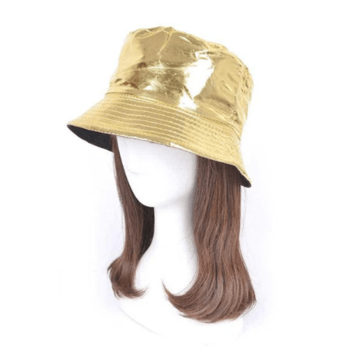 Metallic Shiny Bucket Hat