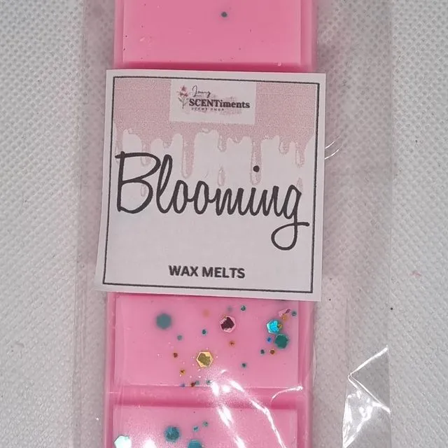 Blooming Wax melt snap bars x6