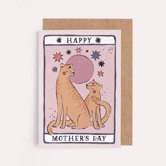Tarot Leopard Card | Mother's Day Card | Mum Cards